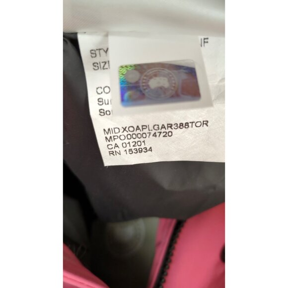 Canada Goose Generations Youth Juniper Parka Summit Pink L (14-16Y) - Picture 8 of 11